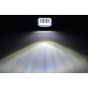 LED фара 30Вт ПЕРЕВЕРНУТА квадратна з ДХО Чіткої світловий тіньової кордоном+ Стробосокоп