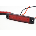 Габарит LED (NTK) 24v 6-ти диодный красный