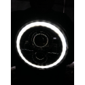 Cветодиодная LED фара 90Вт Нива, УАЗ 469, ВАЗ 2101, 2121, FJ Cruiser, мотоцикл, мото 7 дюйм